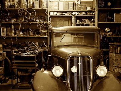 auto, car, garage, auto shop, vintage, vehicle, antique, automobile, automotive, classic, equipment, fix, mechanic, nostalgia, repair, retro, sepia, service, repair shop, tools, transportation, car wallpapers, workshop